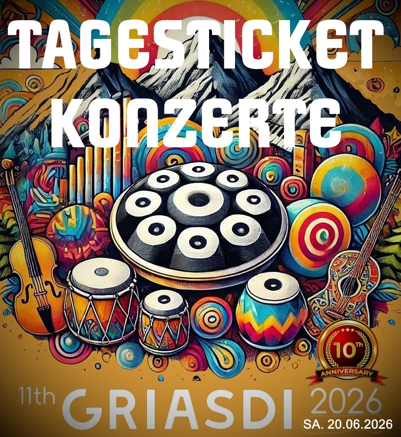 GRIASDI 2026 - 1 Tages Ticket (nur Samstag)